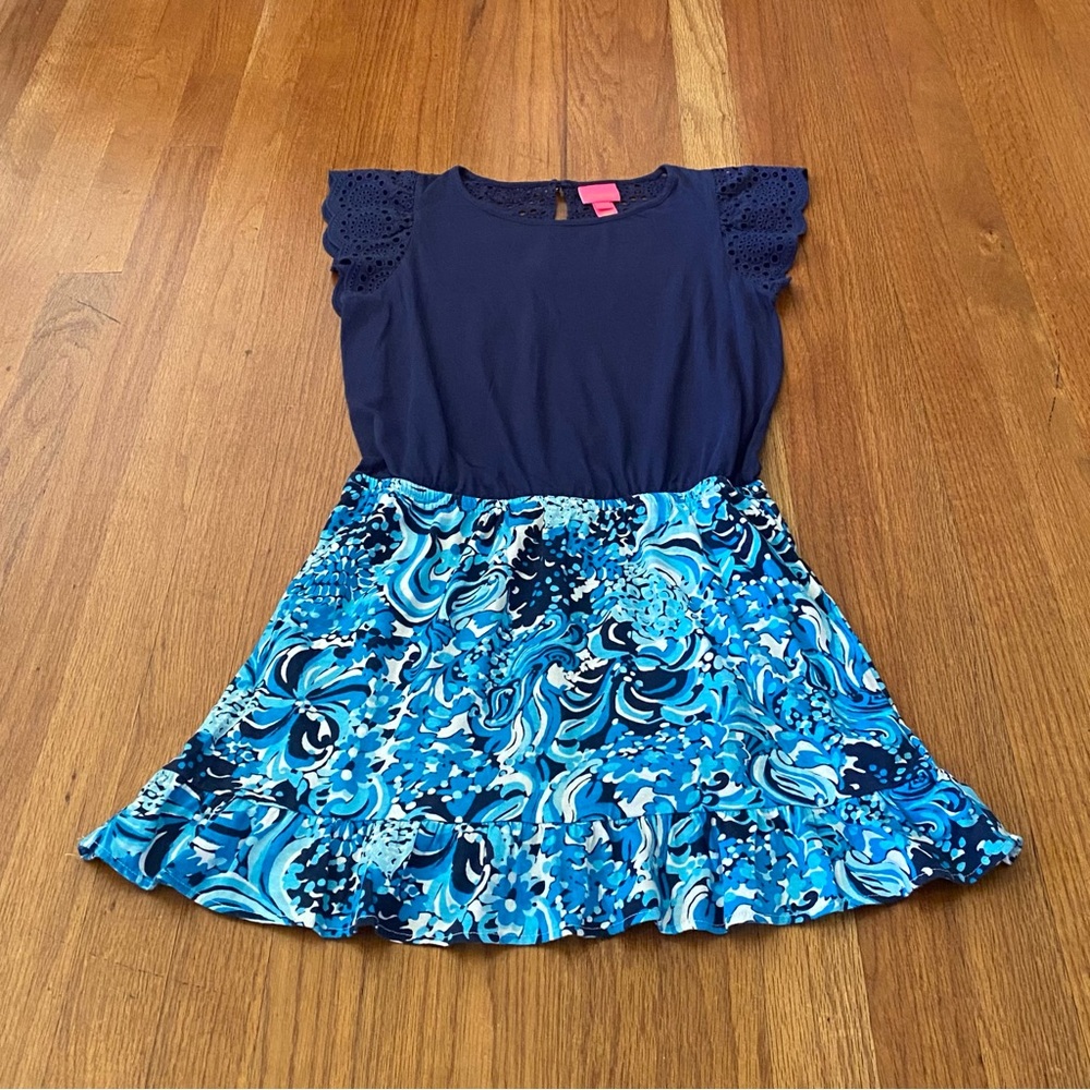 Lilly Pulitzer Eyelet Tania Resort Dress-Romper